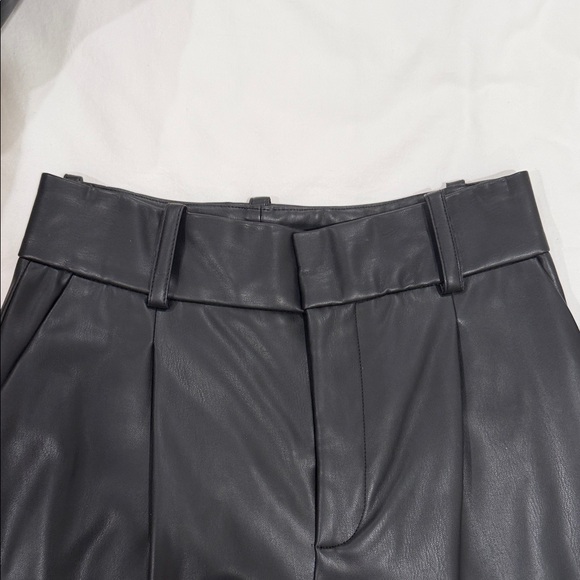 Zara Highwaisted Vegan Leather Pants - Picture 4 of 4